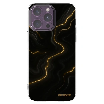 Picasee διαφανής θήκη σιλικόνης Apple iPhone 14 Pro Max - Thunder