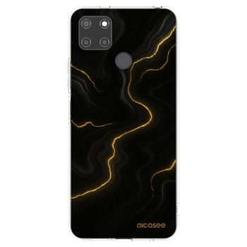 Picasee διαφανής θήκη σιλικόνης Realme C21Y - Thunder