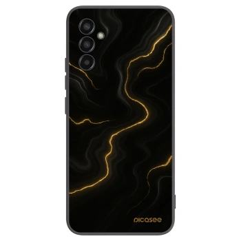Picasee Μαύρη θήκη σιλικόνης για Samsung Galaxy M13 M135F - Thunder