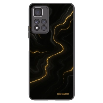 Picasee Μαύρη θήκη σιλικόνης για Xiaomi Redmi Note 11 Pro+ 5G - Thunder
