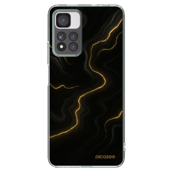 Picasee διαφανής θήκη σιλικόνης Xiaomi Redmi Note 11 Pro+ 5G - Thunder