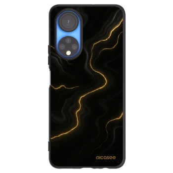 Picasee Μαύρη θήκη σιλικόνης για Honor X7 - Thunder