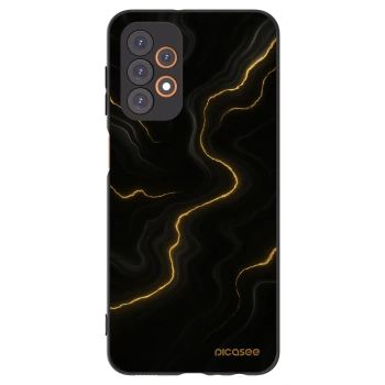 Picasee Μαύρη θήκη σιλικόνης για Samsung Galaxy A23 A235F 4G - Thunder