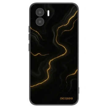 Picasee Μαύρη θήκη σιλικόνης για Xiaomi Redmi A1 - Thunder