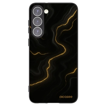 Picasee Μαύρη θήκη σιλικόνης για Samsung Galaxy S23+ 5G - Thunder