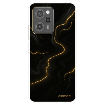 Picasee Μαύρη θήκη σιλικόνης για Xiaomi Poco X5 Pro - Thunder