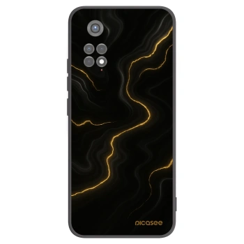 Picasee Μαύρη θήκη σιλικόνης για Xiaomi Redmi Note 11S 5G - Thunder