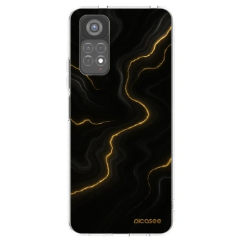 Picasee διαφανής θήκη σιλικόνης Xiaomi Redmi Note 11S 5G - Thunder