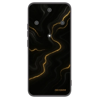 Picasee Μαύρη θήκη σιλικόνης για Honor Magic5 Lite 5G - Thunder