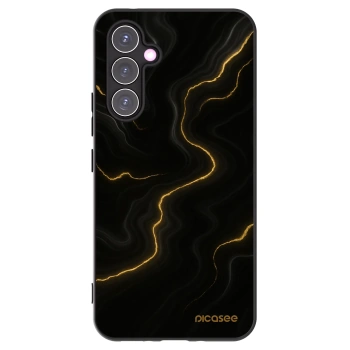 Picasee Μαύρη θήκη σιλικόνης για Samsung Galaxy A54 5G A546B - Thunder