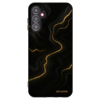Picasee Μαύρη θήκη σιλικόνης για Samsung Galaxy A14 4G A145R - Thunder