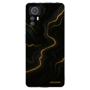 Picasee διαφανής θήκη σιλικόνης Xiaomi Redmi Note 12S - Thunder