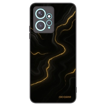 Picasee Μαύρη θήκη σιλικόνης για Xiaomi Redmi Note 12 4G - Thunder