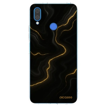 Picasee διαφανής θήκη σιλικόνης Huawei Nova 3 - Thunder