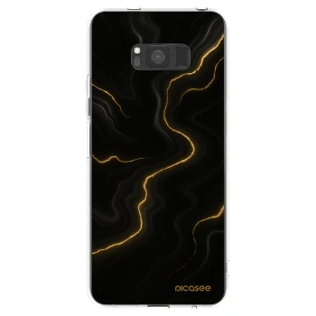 Picasee διαφανής θήκη σιλικόνης Samsung Galaxy S8 G950F - Thunder