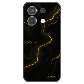 Picasee Μαύρη θήκη σιλικόνης για Xiaomi Poco X6 - Thunder