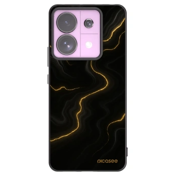Picasee Μαύρη θήκη σιλικόνης για Xiaomi Redmi Note 13 Pro 5G - Thunder