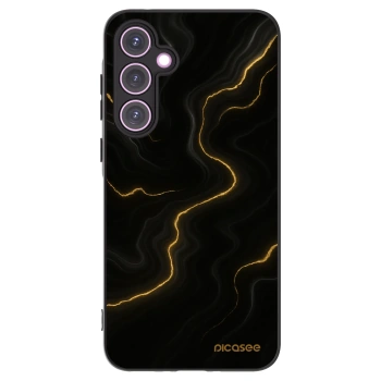 Picasee Μαύρη θήκη σιλικόνης για Samsung Galaxy A35 5G A356B - Thunder
