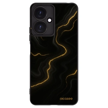 Picasee Μαύρη θήκη σιλικόνης για Xiaomi Redmi 13C 5G - Thunder