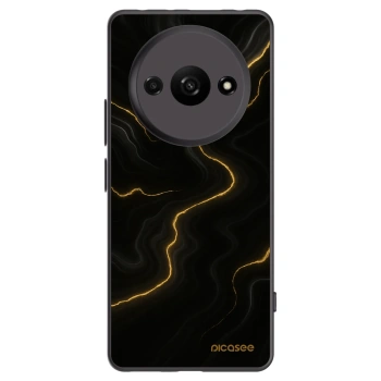 Picasee Μαύρη θήκη σιλικόνης για Xiaomi Redmi A3 - Thunder