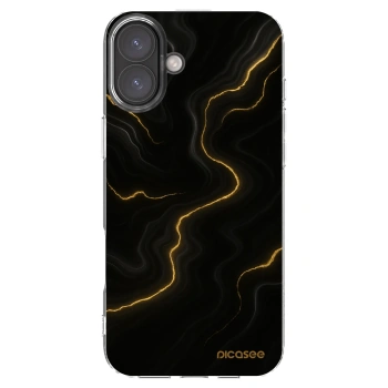 Picasee διαφανής θήκη σιλικόνης Apple iPhone 16 Plus - Thunder