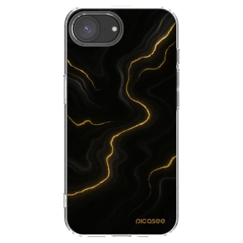 Picasee διαφανής θήκη σιλικόνης Apple iPhone 16e - Thunder