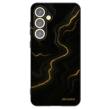 Picasee Μαύρη θήκη σιλικόνης για Samsung Galaxy S24 FE S721B - Thunder
