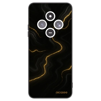 Picasee Μαύρη θήκη σιλικόνης για Xiaomi Redmi 14C - Thunder