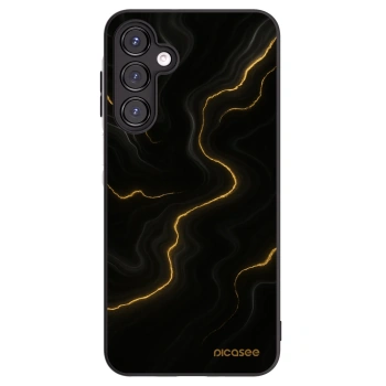 Picasee Μαύρη θήκη σιλικόνης για Samsung Galaxy A16 5G - Thunder