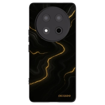 Picasee Μαύρη θήκη σιλικόνης για Honor Magic7 Lite 5G - Thunder