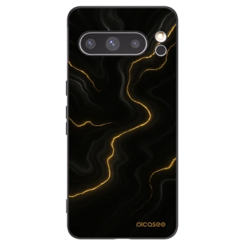 Picasee Μαύρη θήκη σιλικόνης για Google Pixel 8 Pro - Thunder