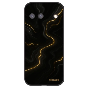 Picasee Μαύρη θήκη σιλικόνης για Google Pixel 9 - Thunder