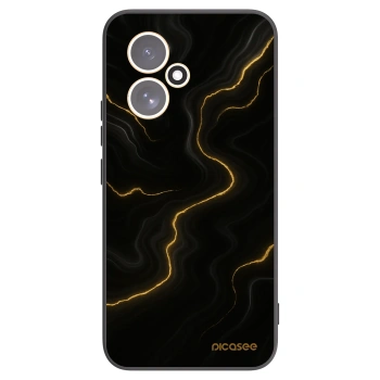 Picasee Μαύρη θήκη σιλικόνης για Honor 400 5G - Thunder