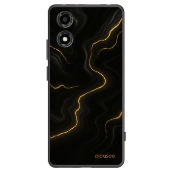 Picasee Μαύρη θήκη σιλικόνης για Motorola Moto E14 - Thunder