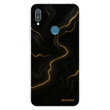 Picasee διαφανής θήκη σιλικόνης Huawei Y6 2019 - Thunder