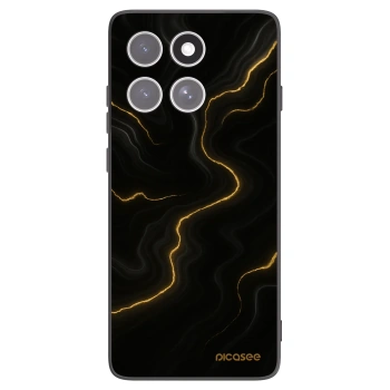 Picasee Μαύρη θήκη σιλικόνης για Motorola Edge 60 Pro - Thunder