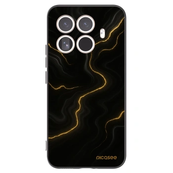 Picasee Μαύρη θήκη σιλικόνης για Xiaomi 15T Pro - Thunder