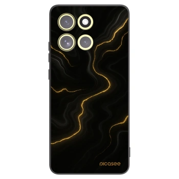 Picasee Μαύρη θήκη σιλικόνης για Motorola Moto G86 Power 5G - Thunder