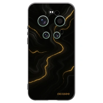 Picasee Μαύρη θήκη σιλικόνης για Xiaomi 17 Ultra - Thunder