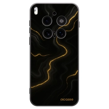 Picasee Μαύρη θήκη σιλικόνης για Vivo X300 Pro - Thunder