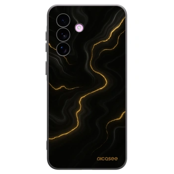 Picasee Μαύρη θήκη σιλικόνης για Samsung Galaxy A57 5G - Thunder