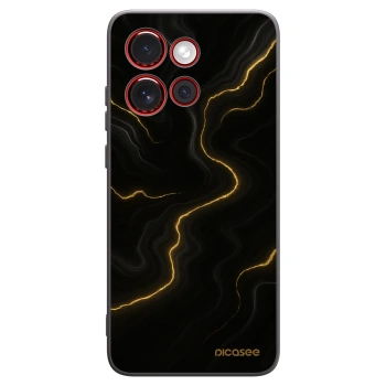Picasee Μαύρη θήκη σιλικόνης για Motorola Edge 60 Neo 5G - Thunder