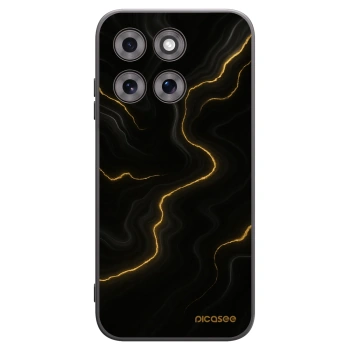 Picasee Μαύρη θήκη σιλικόνης για Motorola Moto G77 - Thunder