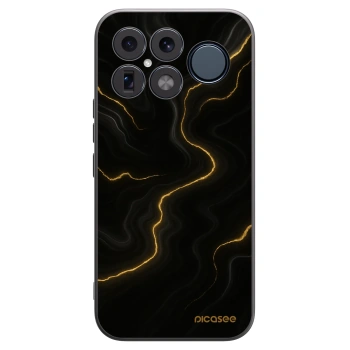 Picasee Μαύρη θήκη σιλικόνης για Xiaomi Poco F8 Ultra - Thunder