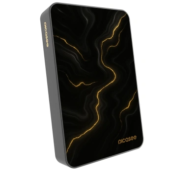 Picasee Powerbank με MagSafe 10 000 mAh Γκρί - Thunder