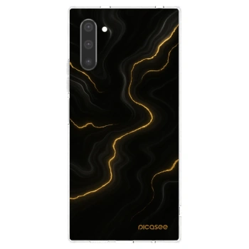 Picasee διαφανής θήκη σιλικόνης Samsung Galaxy Note 10 N970F - Thunder