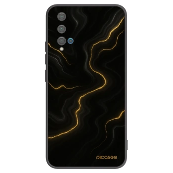 Picasee Μαύρη θήκη σιλικόνης για Huawei Nova 5T - Thunder