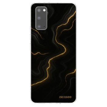 Picasee διαφανής θήκη σιλικόνης Samsung Galaxy S20 G980F - Thunder