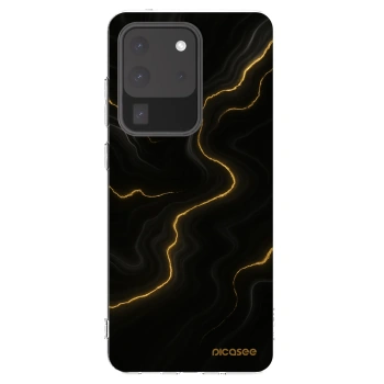 Picasee διαφανής θήκη σιλικόνης Samsung Galaxy S20 Ultra 5G G988F - Thunder