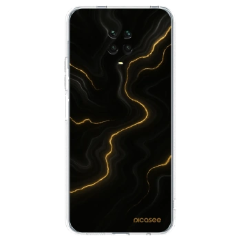 Picasee διαφανής θήκη σιλικόνης Xiaomi Redmi Note 9 Pro - Thunder